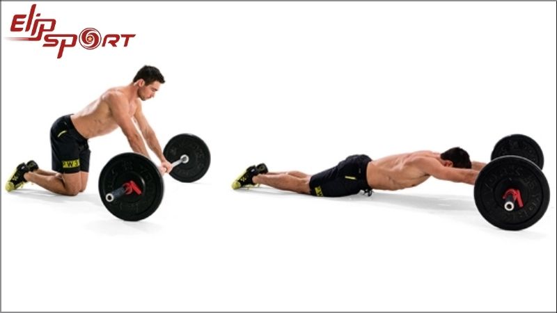 Sử dụng con lăn tập cuộn chuy&ecirc;n dụng cho tập luyện v&ugrave;ng bụng