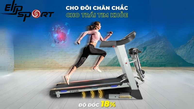 M&aacute;y chạy bộ ELIP Conal đa năng