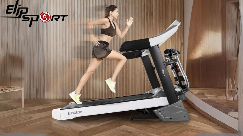 M&aacute;y chạy bộ đa năng ELIP AURORA - BLACK