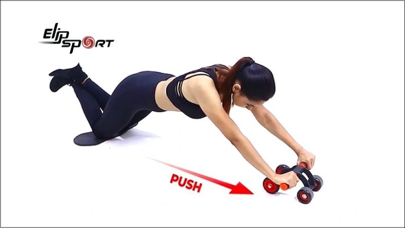 Con lăn tập bụng th&iacute;ch hợp tập ở kh&ocirc;ng gian nhỏ