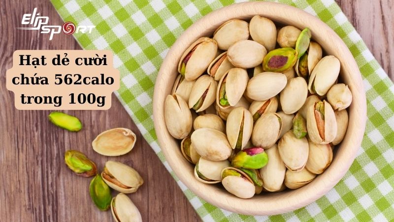 Hạt dẻ cười chứa 562 calo trong mỗi 100g