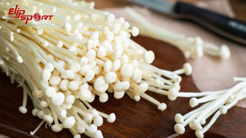 100g nấm kim ch&acirc;m chỉ cung cấp khoảng 19 calo