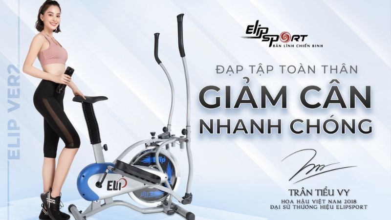 Xe đạp tập tổng hợp Elip ver 2