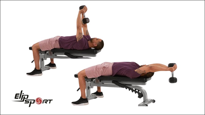 B&agrave;i tập đẩy tạ qua đầu