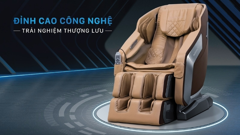 Daikiosan l&agrave; thương hiệu nổi tiếng trong lĩnh vực sản xuất ghế massage cao cấp