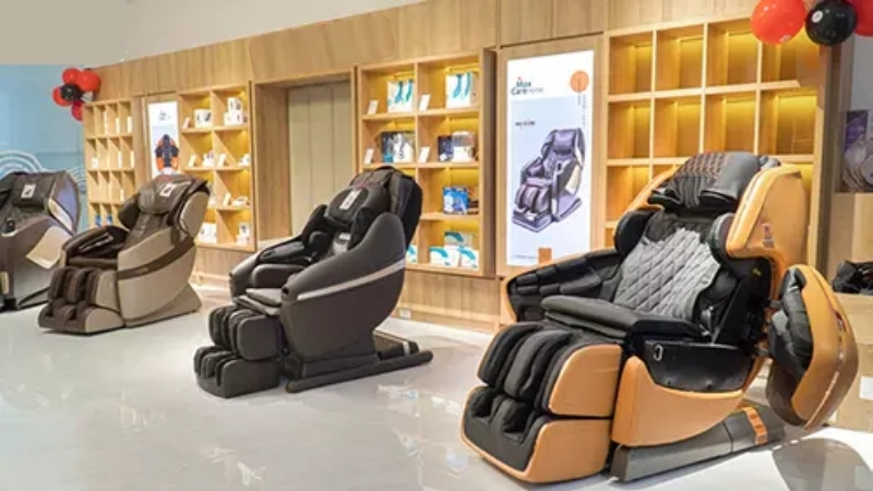 Ghế massage Maxcare Home l&agrave; thương hiệu đến từ Nhật Bản, quen thuộc với người ti&ecirc;u d&ugrave;ng