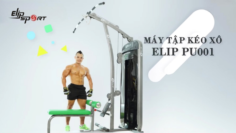 M&aacute;y tập x&ocirc; ngắn + x&ocirc; d&agrave;i ELIP PU001