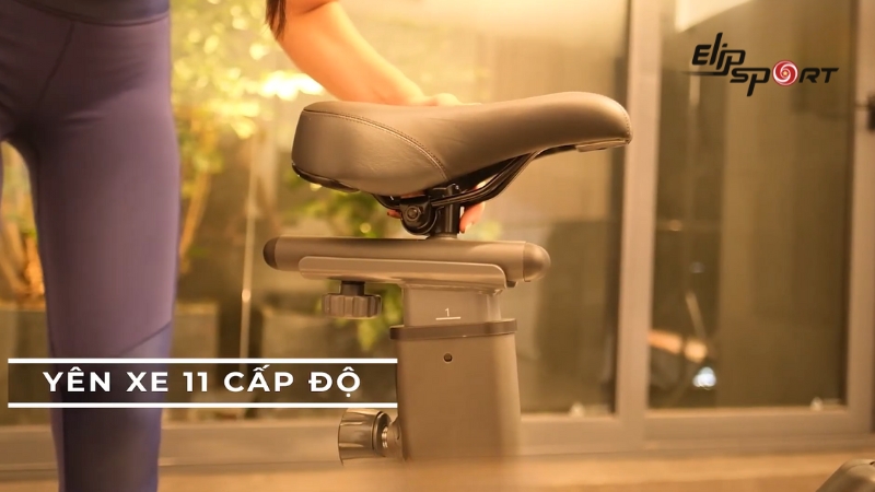 Bạn cần điều chỉnh độ nghiêng của yên xe tùy theo từng mức độ phù hợp