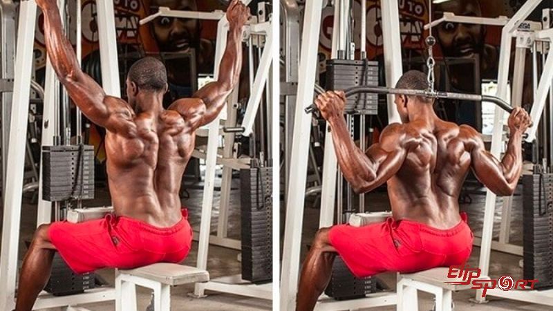 M&aacute;y k&eacute;o cơ sau g&aacute;y ở tư thế ngồi