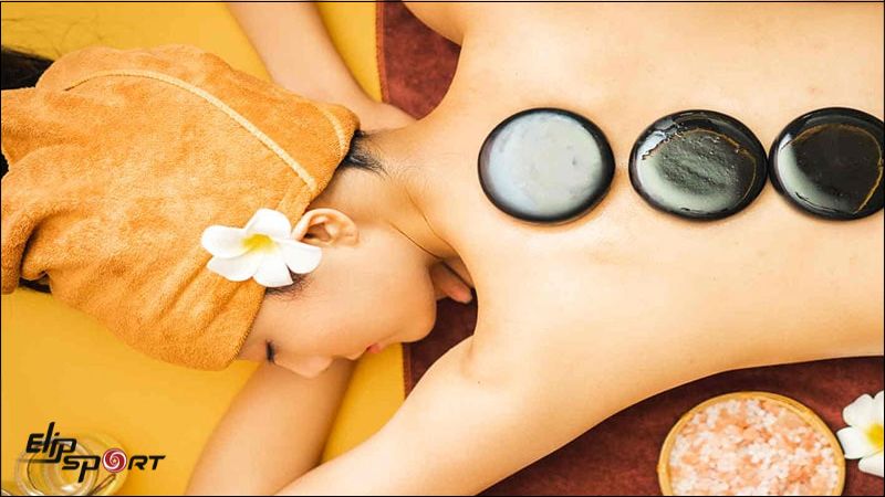 Massage đá nóng