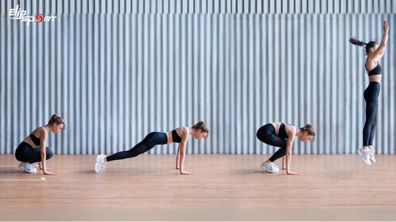 đ&ocirc;̣ng tác Burpees