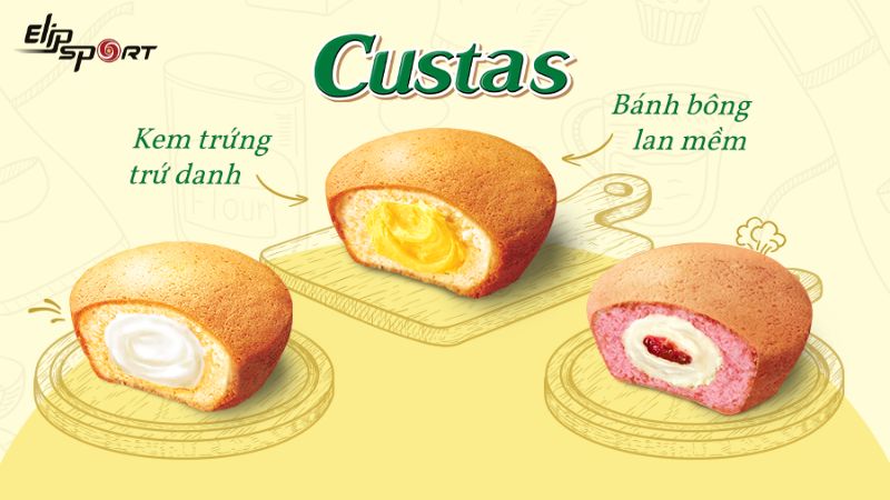 Custas l&agrave; một d&ograve;ng b&aacute;nh nổi tiếng của Orion