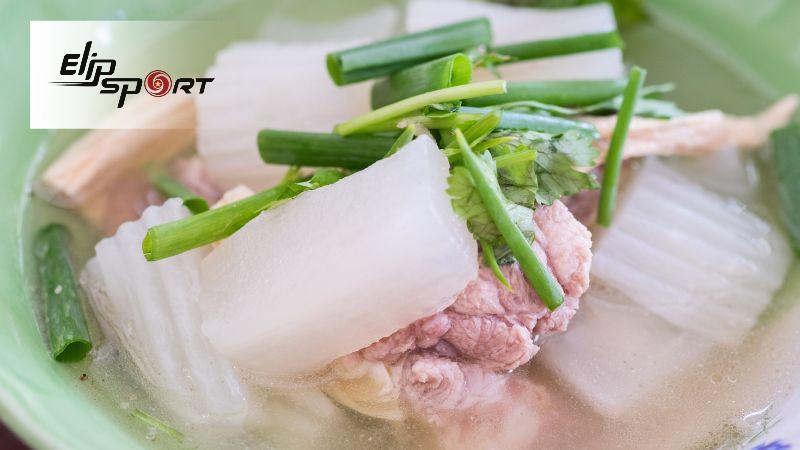 Canh củ cải trắng c&oacute; t&aacute;c dụng giải nhiệt