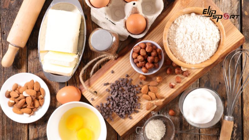 Nguy&ecirc;n liệu cần c&oacute; khi l&agrave;m b&aacute;nh quy bơ sữa tại nh&agrave;