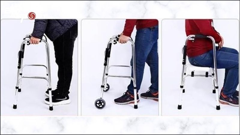 D&ugrave; kh&aacute; an to&agrave;n, người sử dụng cũng cần lưu &yacute; một số điểm khi sử dụng khung tập đi c&oacute; ghế ngồi