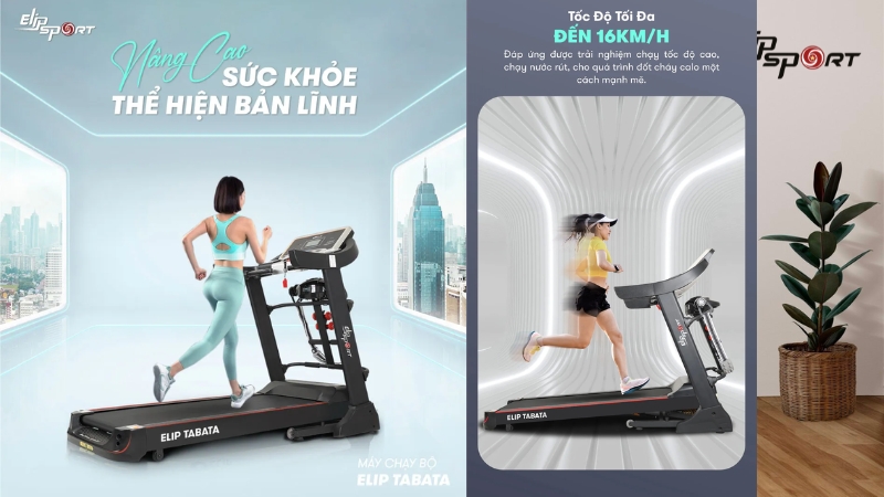 M&aacute;y chạy bộ điện đa năng mang lại sự đa dạng v&agrave; linh hoạt trong chương tr&igrave;nh tập luyện