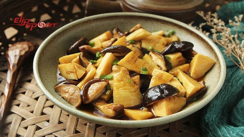 Nấm hương x&agrave;o măng