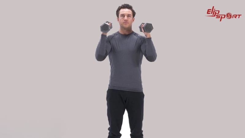 B&agrave;i tập Palms-In Alternated Shoulder Press dễ d&agrave;ng thực hiện