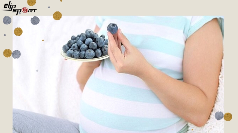 Việt quất chứa nhiều chất xơ gi&uacute;p ngăn t&aacute;o b&oacute;n cho b&agrave; bầu