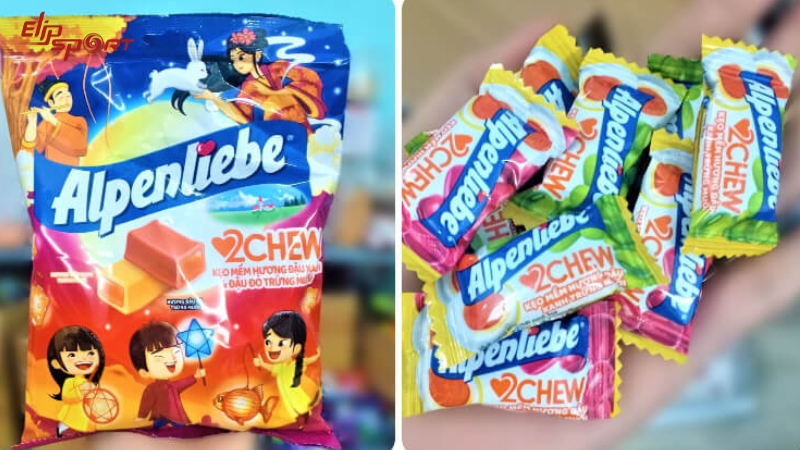 Alpenliebe l&agrave; thương hiệu kẹo nổi tiếng to&agrave;n cầu