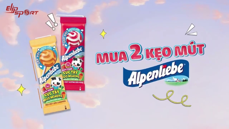 Kẹo Alpenliebe kh&ocirc;ng th&iacute;ch hợp với ai dị ứng sữa