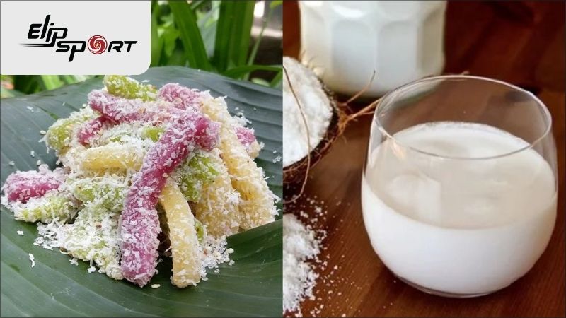 Thường th&igrave; b&aacute;nh tằm khoai m&igrave; được ăn c&ugrave;ng với nước cốt dừa sẽ dễ dẫn đến t&igrave;nh trạng tăng c&acirc;n