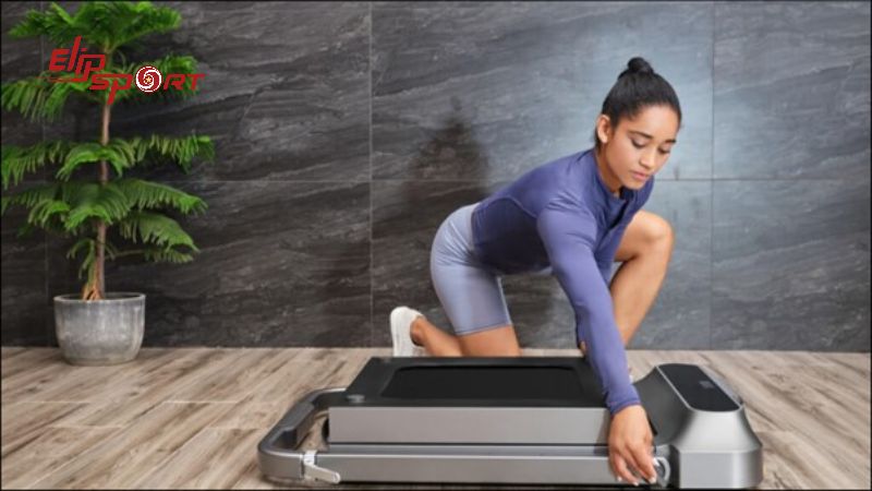 Nếu đai m&aacute;y chạy bộ của bạn bị lỏng do địa h&igrave;nh gồ ghề, bạn đặt m&aacute;y tr&ecirc;n một bề mặt phẳng