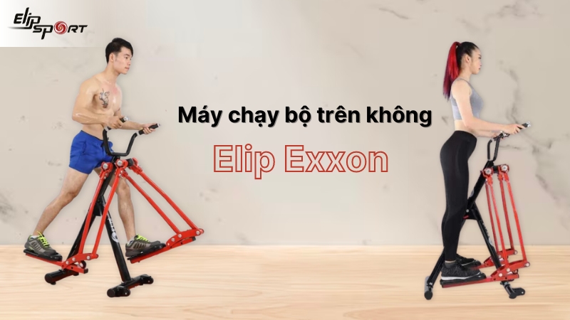 M&aacute;y chạy bộ tr&ecirc;n kh&ocirc;ng Elip Exxon