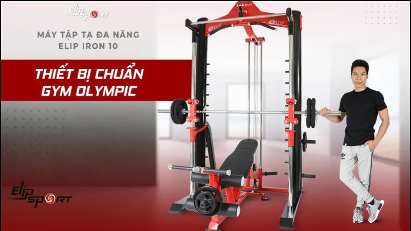 M&Aacute;Y TẬP TẠ ĐA NĂNG ELIP IRON 10