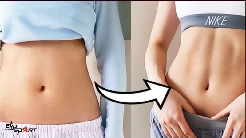 Cơ bụng b&igrave;nh thường v&agrave; cơ bụng số 11