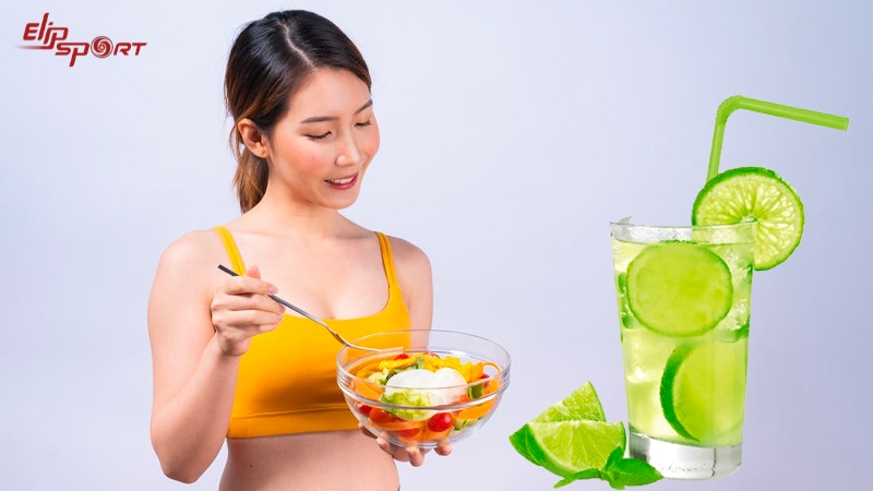 Kết hợp nước chanh c&ugrave;ng chế độ ăn uống khoa học