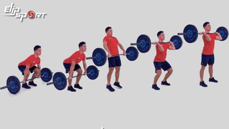 B&agrave;i tập Power Cleans