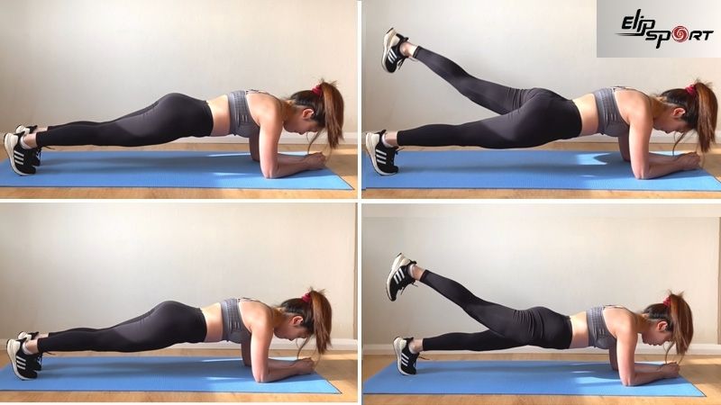 Bài t&acirc;̣p plank n&acirc;ng từng ch&acirc;n