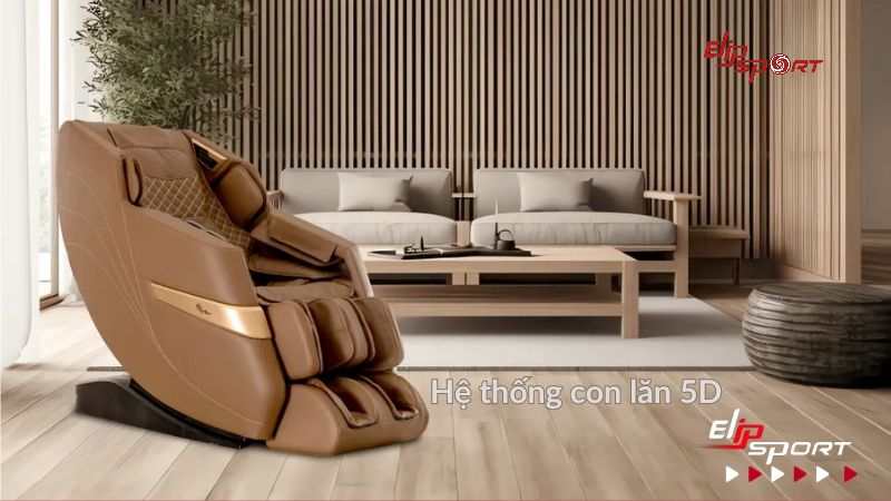 Hệ thống con lăn 5D, khoảng 10 con lăn chạy dọc từ đầu đến ch&acirc;n