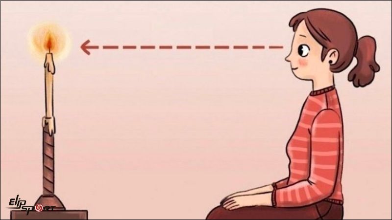 Nh&igrave;n v&agrave;o một vật m&agrave;u s&aacute;ng