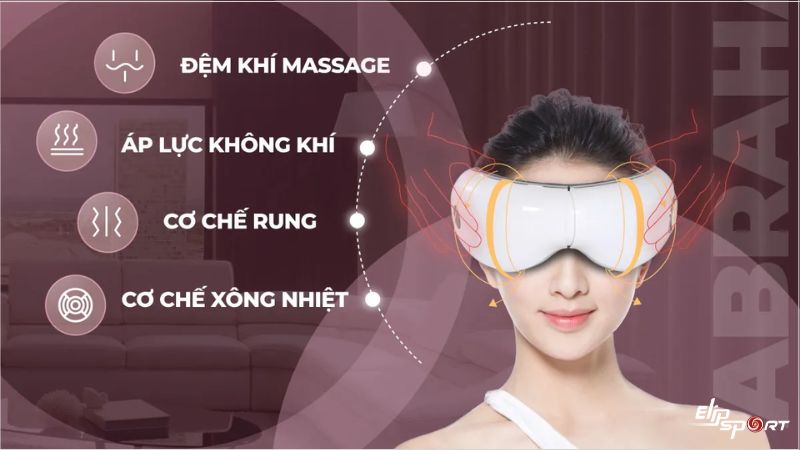 M&aacute;y massage mắt ELIP Abrahan