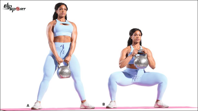 Bài t&acirc;̣p Goblet Squat