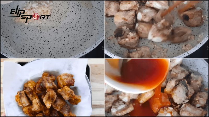 Hướng dẫn c&aacute;ch nấu sườn x&agrave;o chua ngọt hạn chế calo