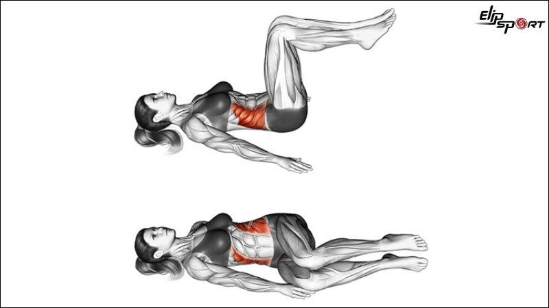 Bài t&acirc;̣p vặn h&ocirc;ng Lying Twist