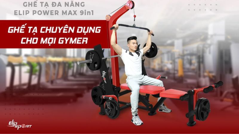 M&aacute;y tập tạ đa năng Elip iRon 10
