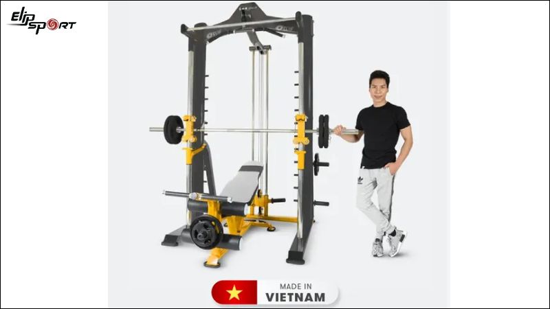 M&acirc;̃u máy t&acirc;̣p tạ đa năng Elip iRon 10 - Yellow