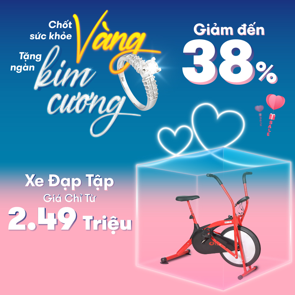 CHỐT SỨC KHỎE V&Agrave;NG TẶNG NG&Agrave;N KIM CƯƠNG