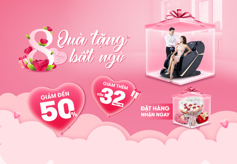 8/3 qu&agrave; tặng bất ngờ