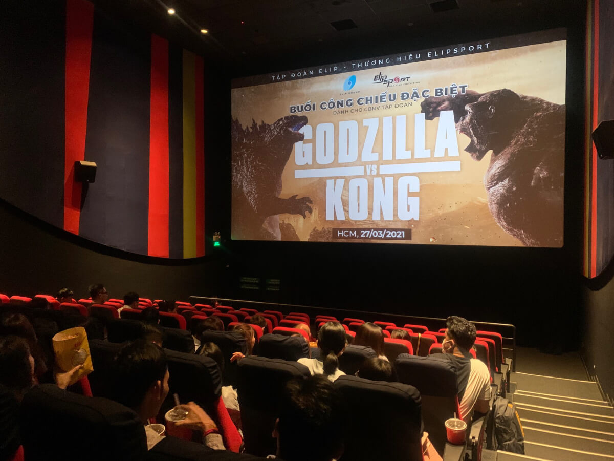 Jun8863 tải ứng dụng tổ chức buổi xem phim bom tấn Gozilla vs Kong