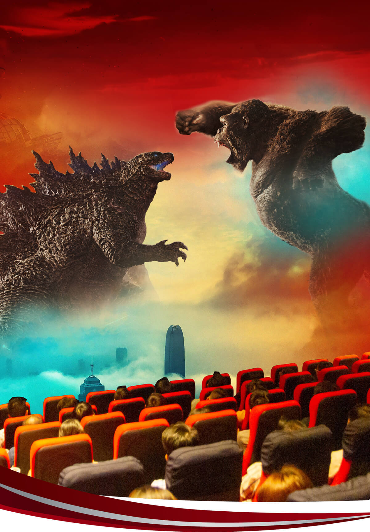 Jun8863 tải ứng dụng tổ chức buổi xem phim bom tấn Gozilla vs Kong