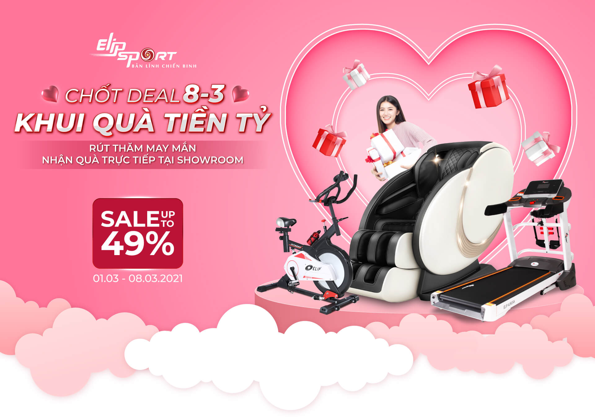 Chốt deal 8-3 Khu quà tiền tỷ