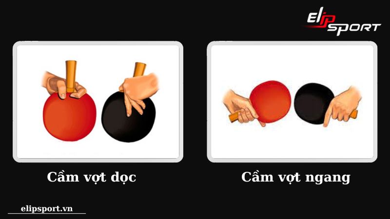 C&aacute;ch bạn cầm vợt b&oacute;ng b&agrave;n quyết định chất lượng chơi tr&ograve; chơi của bạn