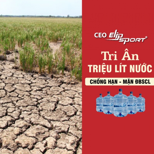 CEO Jun8863 tải ứng dụng tri ân 1 triệu lít nước chống hạn mặn ĐBSCL