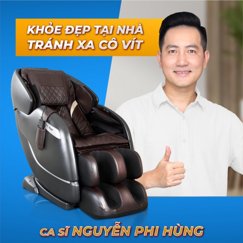 Giao Hỏa Tốc Ghế Massage Elip Hoper Đến Biệt Thự Vườn Ca Sĩ Nguyễn Phi Hùng