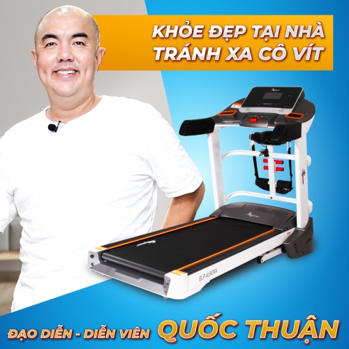 Đạo Diễn Quốc Thuận Mua Máy Chạy Bộ Elip Aurora Cho Cả Nhà Luyện Tập Trong Mùa Dịch
